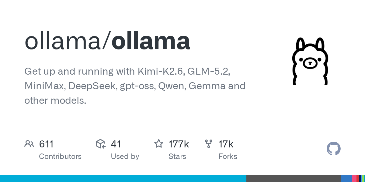 Ollama on GitHub
