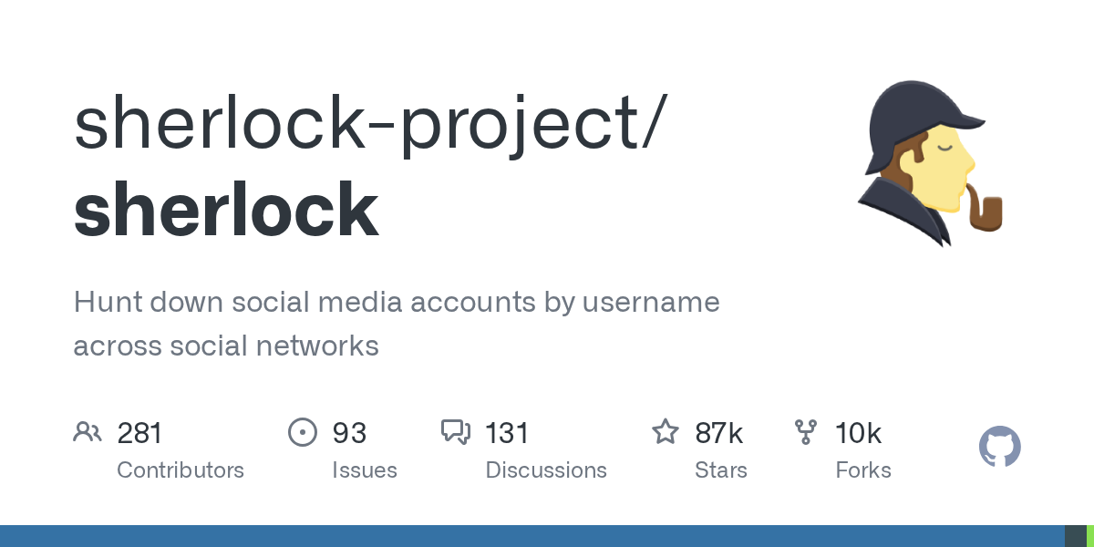 Sherlock on GitHub